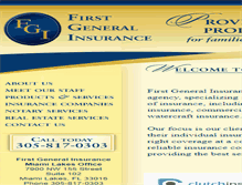 Tablet Screenshot of firstgeneralinsurance.com